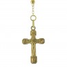 Gold Lourdes rosary 375/1000