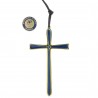Bronze refined crucifix 10 cm