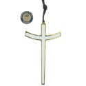 Crucifix en Bronze émaillé 10 cm