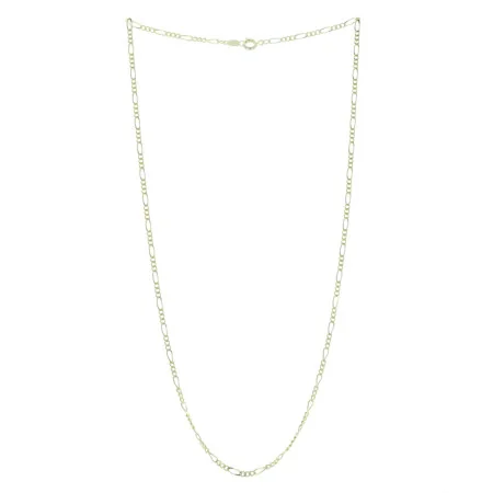 Chaîne en métal doré et maille alternée 50cm