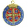 Saint Benedict rosary key-ring