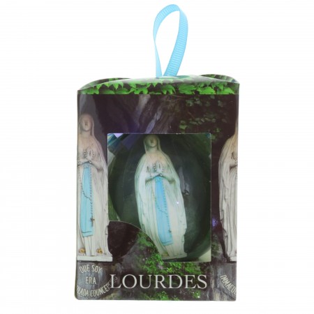 Lourdes Apparition Christmas bauble