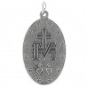 Miraculous Medal in Metal with blue 4cm