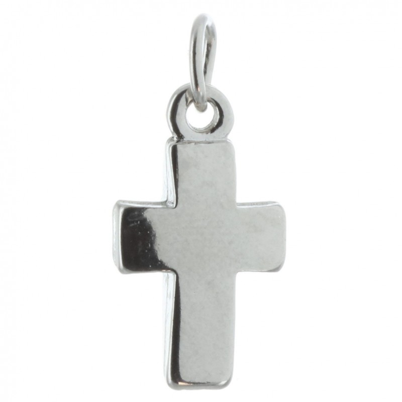 Silver metal cross pendant