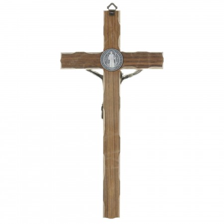 Saint Benedict Wood crucifix