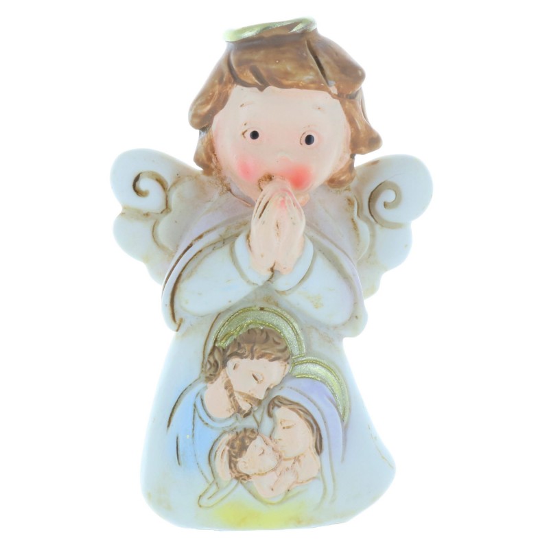 Angel with the Holy Family 7cm