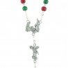 Colourful Christmas Rosary with box