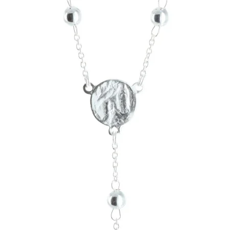 Lourdes Silver rosary, 5mm beads