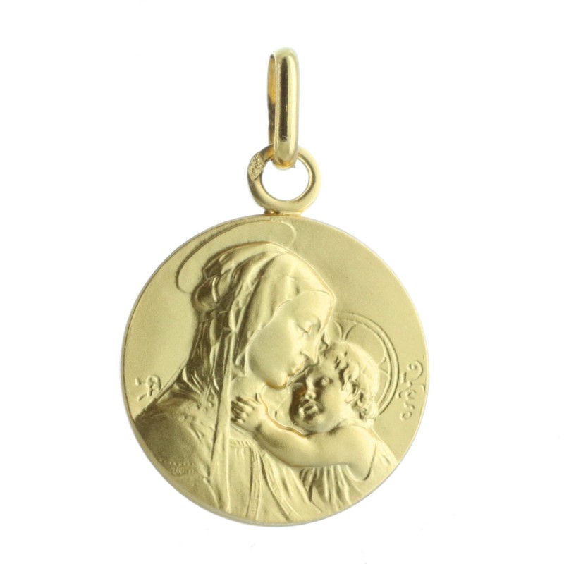 Médaille Or de la Vierge à l'Enfant 1,62g