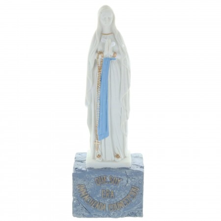 Statue de l'Immaculée Conception de Lourdes 18cm