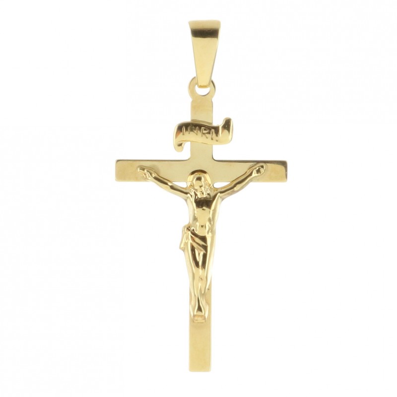 9-carat gold cross pendant with the Christ