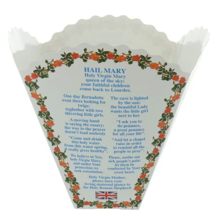 Set of 5 torches for procession candle in French, Italian, Spanish or English, German and Polish