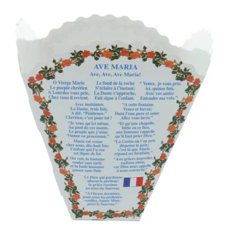 Lot de 5 flambeaux multilingues pour cierge de procession