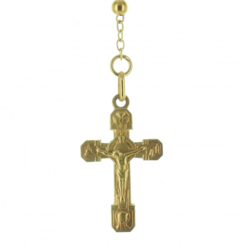 Rosario di Lourdes in oro 18 carati 750/1000-16.93G