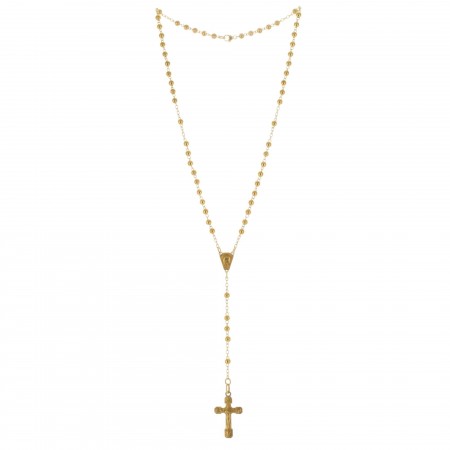 18 karats Gold Lourdes rosary