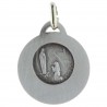 Médaille de Sainte Bernadette Bergère en métal argenté