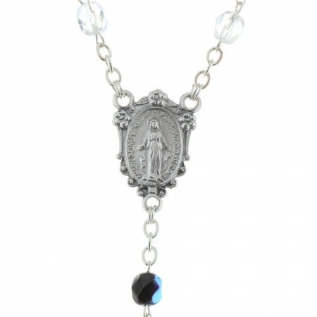 Our Lady of Grace Rosary with a decorated box