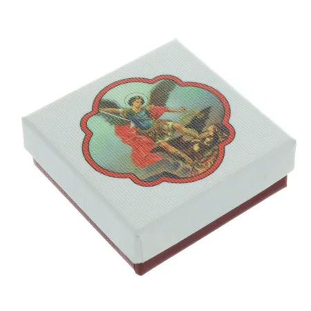 Saint Michael Rosary with a decorated box