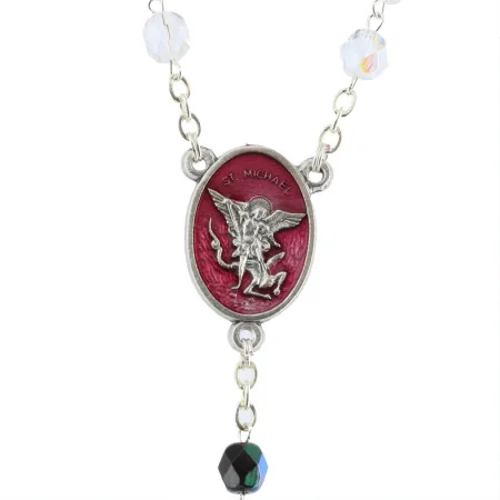 Saint Michael Rosary with a decorated box