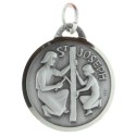 Médaille de Saint Joseph argentée