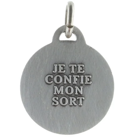 Médaille de Sainte Rita argentée