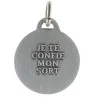Médaille de Sainte Rita argentée