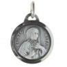 Saint Rita silver plated Medal