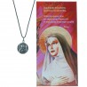 Saint Rita Necklace in rope with a prayer