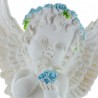 Angel Statue with a wreath of roses 12cm