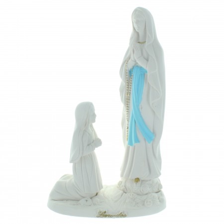 Lourdes Apparition Statue for outdoor use 22cm