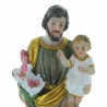 Decorated statue of Saint Joseph 12 cm