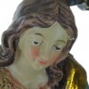 Statua della Sacra Famiglia in resina colorata 20cm