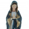 Our Lady of Lourdes Resin statue with a blue veil 30cm