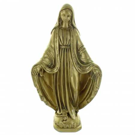 Our Lady of Grace resin statue for outdoor 30cm