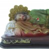 Statue de Saint Joseph qui dort en résine colorée 12cm