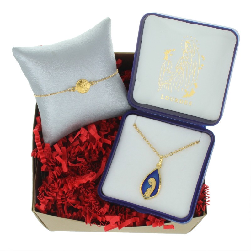 Christmas catholic gift box, My Virgin Mary jewels