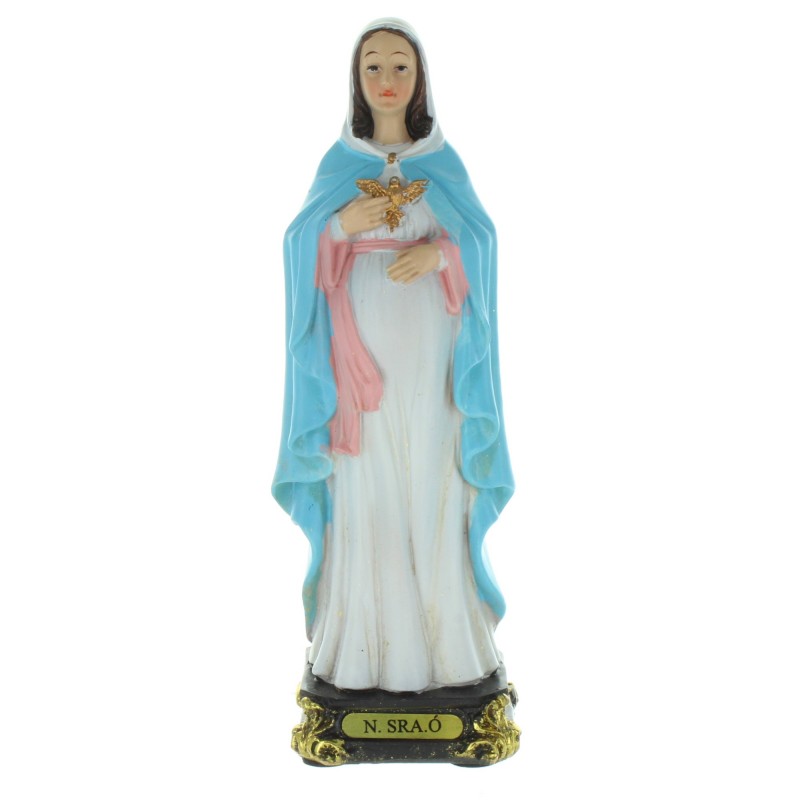 Our Lady of Hope Statue in coloured resin 15cm