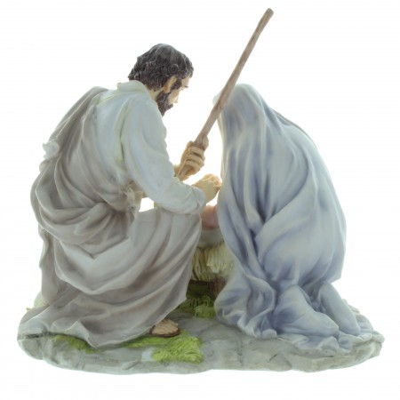 Nativity scene Statue in coloured resin 20cm
