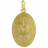 Medaglia Miracolosa Oro 18 carati, 35mm, 14,95g