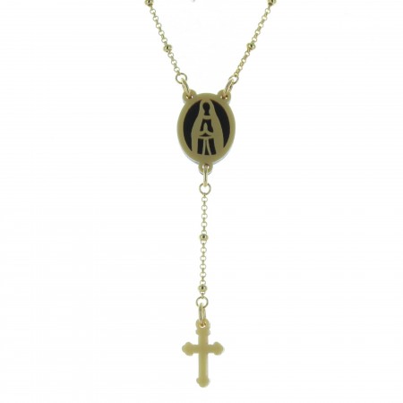 Our Lady of Lourdes Rosary necklace