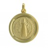 Medaglia di San Benedetto in oro 9 carati, 20mm, 3,14g