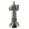 Statue de Saint Benoît en métal avec un socle aimanté 5cm