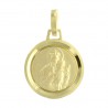 Médaille Scapulaire en Or 9 carats 12mm, 0.87g