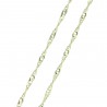 Gold Plated Singapore Link Chain 45cm