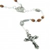 Saint Joseph Wooden rosary with Miraculous medal paters