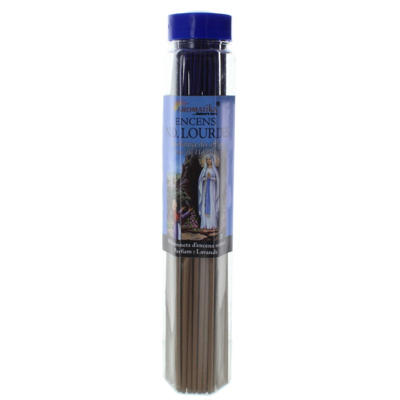 Our Lady of Lourdes Religious incense ,tube of 80 sticks