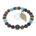 Bracelet religieux avec des pierres naturelles