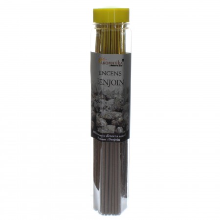 Encens religieux parfum Benjoin, tube de 80 bâtonnets