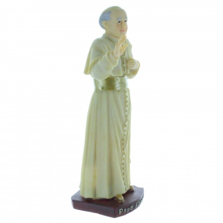 Pope Francis coloured resin Statue 15cm