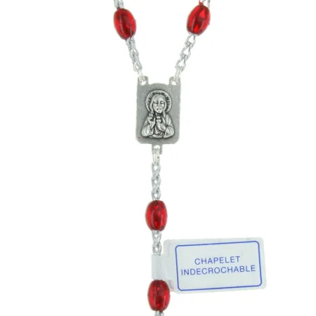 Chapelet du Précieux Sang de Jésus avec un livret de prière